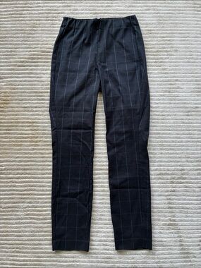 rag & bone Navy Blue Windowpane Dress Pants